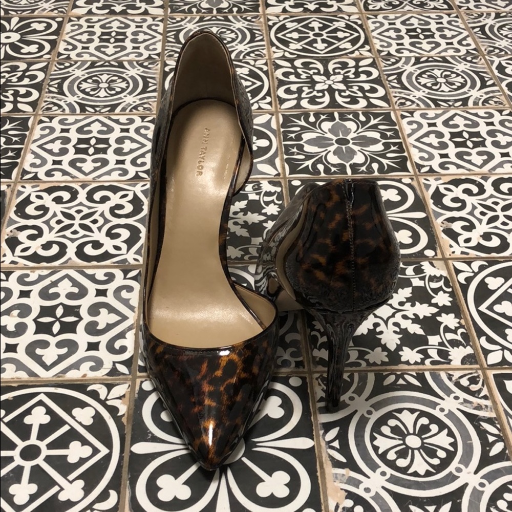 Ann Taylor Tortoise Shell Heels (4 inch)